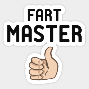 Fart Master Sticker